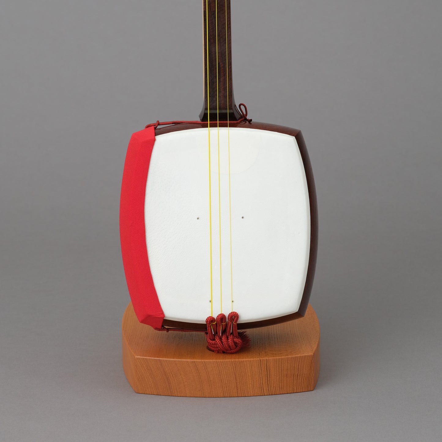 1寸5分短紅木三味線セット【丸打胴】