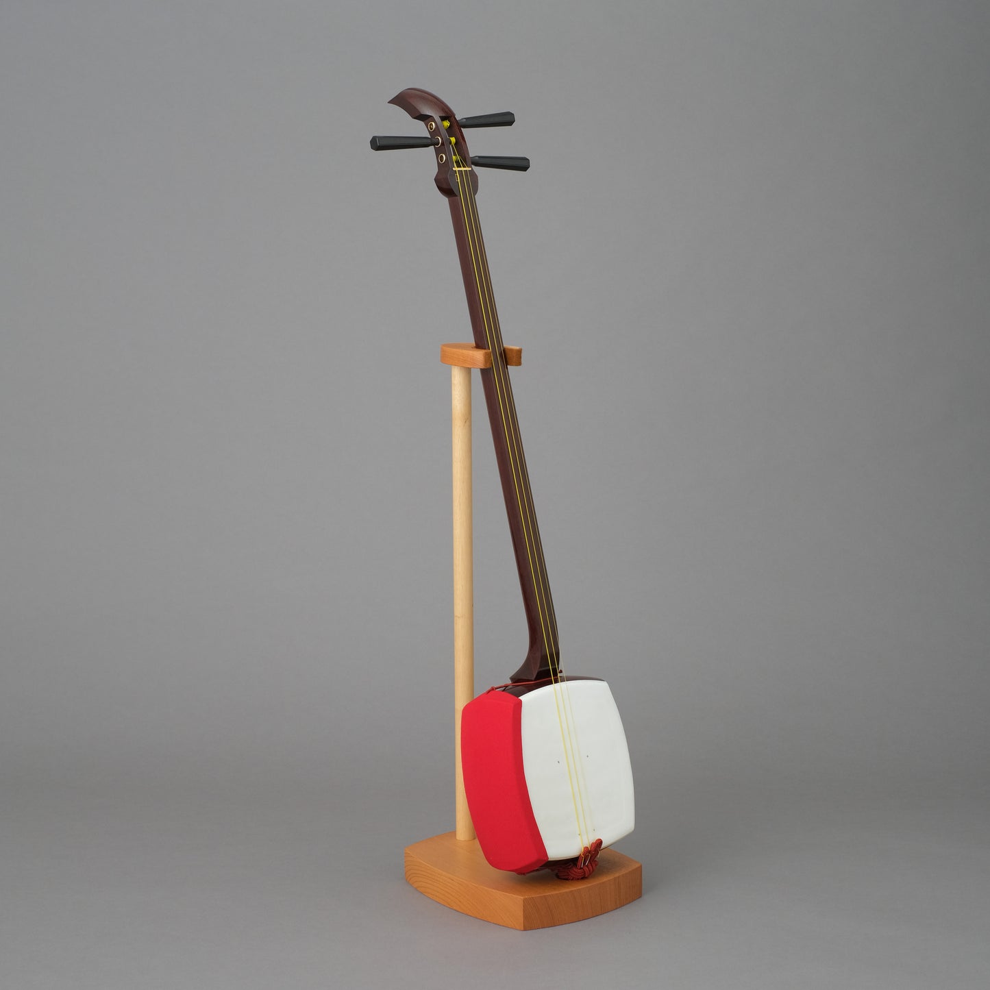 小唄紅木三味線セット【綾杉胴】