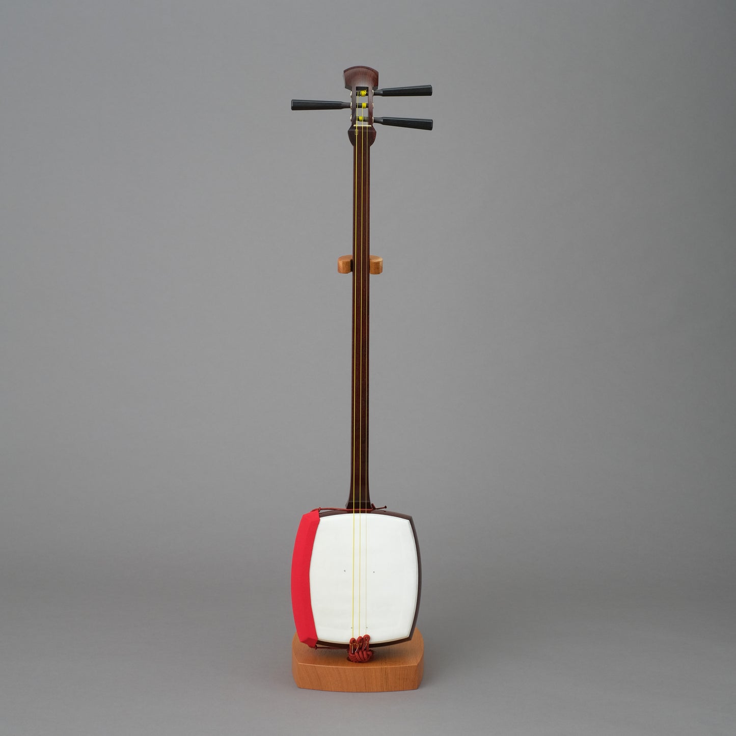 小唄紅木三味線セット【綾杉胴】