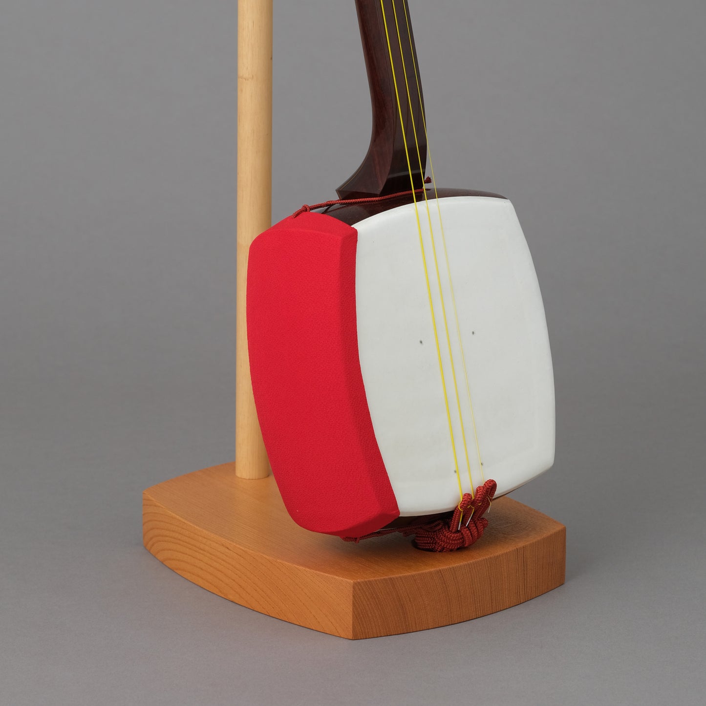 小唄紅木三味線セット【綾杉胴】