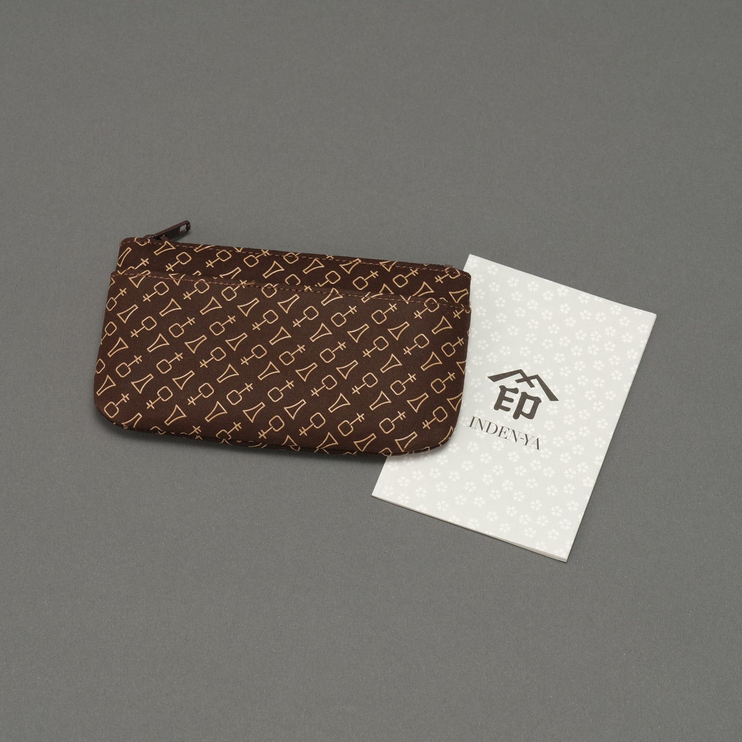 三味線柄甲州印伝コインケース