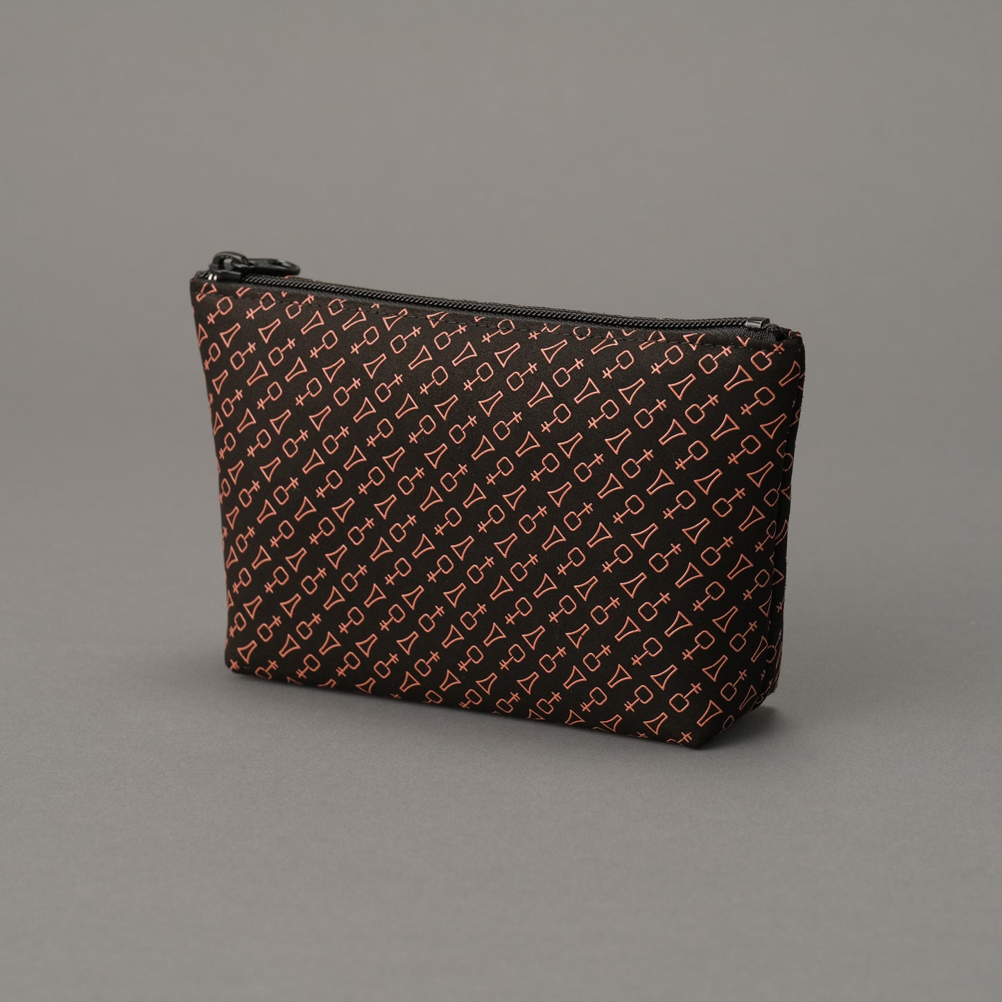 三味線柄甲州印伝ポーチ