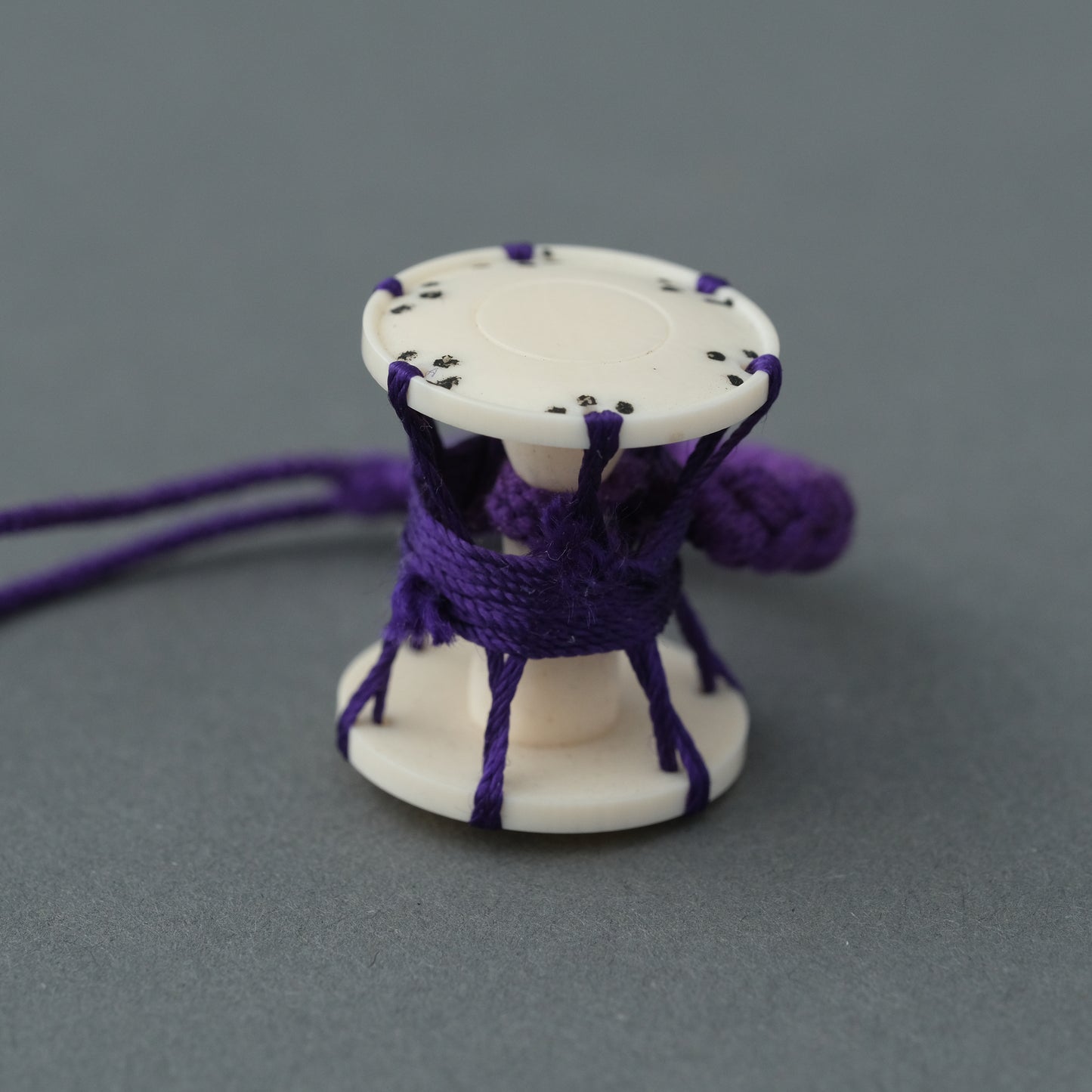 象牙根付【鼓】